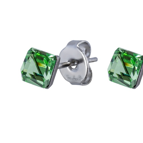 Пусеты Fiore Luna  Peridot, SWE2127/1 PE S фото 3